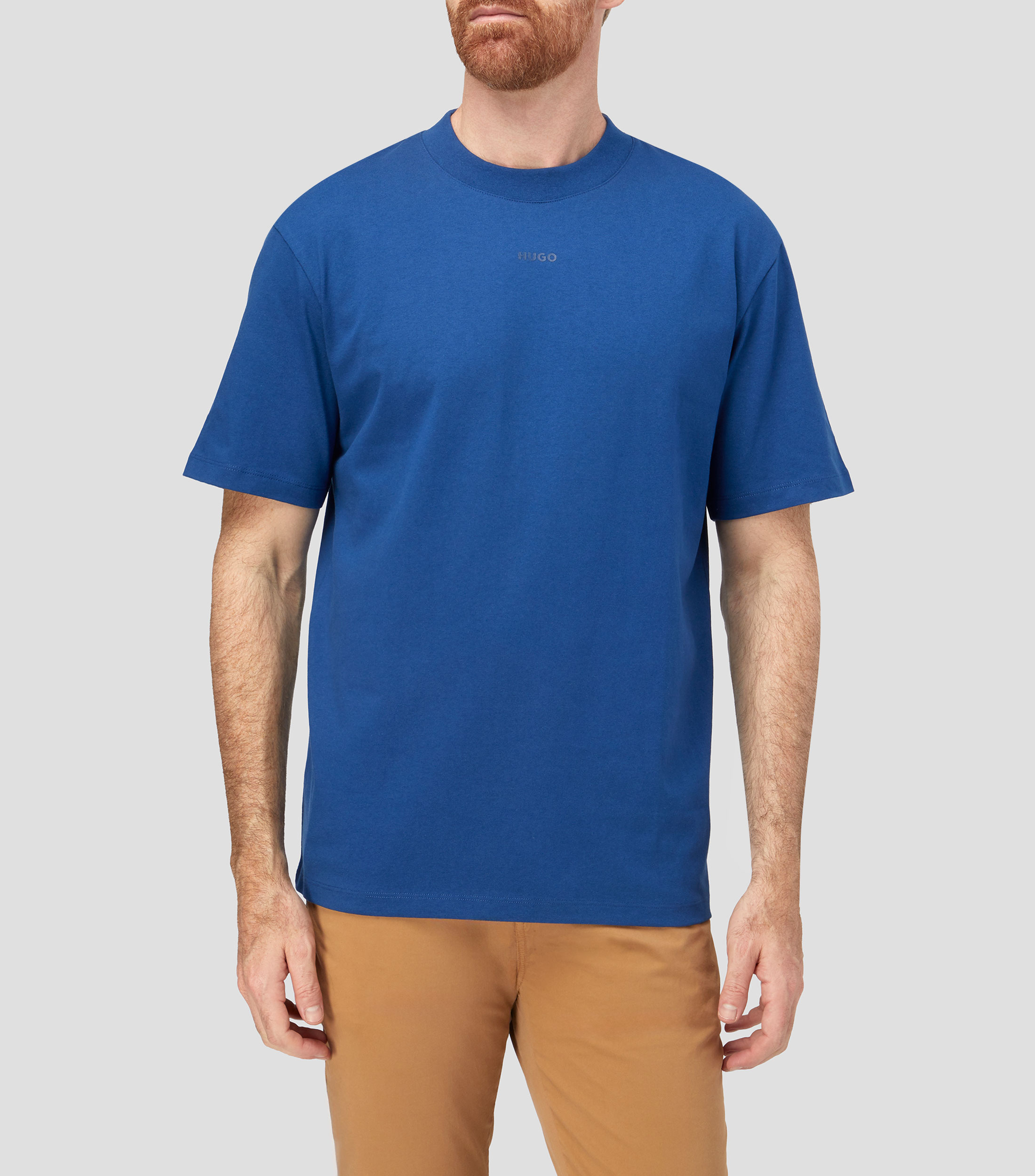 Playera cuello redondo manga corta lisa Hombre